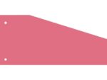 Kangaro KTC Scheidingsstrook Kangaro 2-gaats 240x105x60mm trapezium 180 grams RC roze