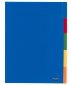 Kangaro KTC Tabblad Kangaro A4 venster PP 120 micron assorti 23-gaats 5-delig