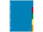 Kangaro KTC Tabblad Kangaro A4 blanco PP 120 micron assorti 23-gaats 5-delig