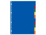 Kangaro KTC Tabblad Kangaro A4 venster PP 120 micron assorti 23-gaats 10-delig