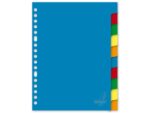 Kangaro KTC Tabblad Kangaro A5 blanco PP 120 micron assorti 17-gaats    10-delig
