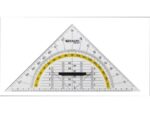 Geodriehoek Westcott 22cm met greep op kaart