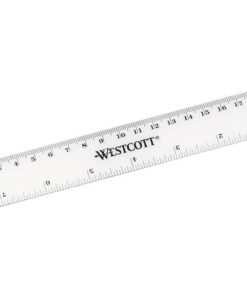 Liniaal Westcott 20cm kunststof cm/inch verdeling