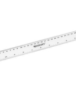 Liniaal Westcott 30cm kunststof cm/inch verdeling