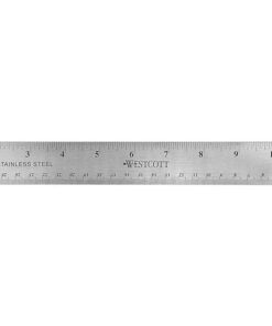 Liniaal Westcott 30cm RVS met anti slip