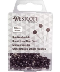 Markeerspelden Westcott ø5mm zwart. kleuren, Ø5mm x 16mm