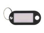 Sleutelhanger Westcott zwart 100st. in doos. Met            verwisselbaar etiket.