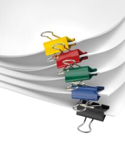 Papierklem Westcott 19mm metaal 25 stuks assorti