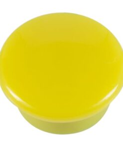 Magneet Westcott geel pak à 10st. Ø 15x8mm, 100g