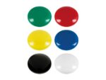Magneet Westcott assorti pak à 6st. Ø 25x11,8mm, 300g