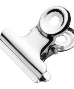 Bulldog klem Westcott 21,5x5,6mm metaal zilver 10st.