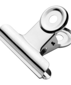 Bulldog klem Westcott 40,3x10mm metaal zilver 10st.