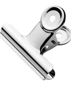 Bulldog klem Westcott 64,8x15mm metaal zilver 10st.