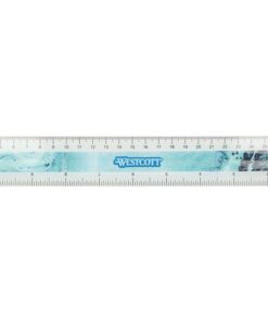 Liniaal Westcott Trendsetter Blauw, 30cm kunststof