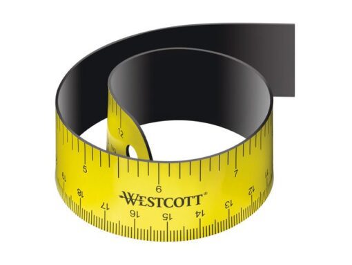 Liniaal Westcott magnetisch - 30cm oprolbaar