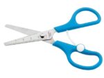 Schaar Westcott Kids 13cm met open hulp blauw in polyzak