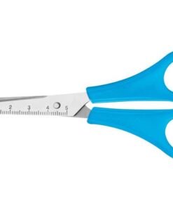 Schaar Westcott Kids 13cm ronde punt RH blauw