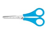 Schaar Westcott Kids 13cm ronde punt RH blauw in polybag