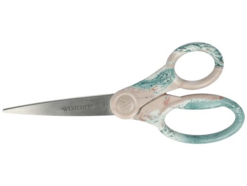 Schaar Westcott Trendsetter Roze, 20,4cm met rvs bladen en  kunststof handgrepen
