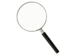 Handloep Westcott 90mm vergroot 2x zwart/zilver