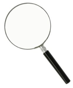 Handloep Westcott 90mm vergroot 2x zwart/zilver