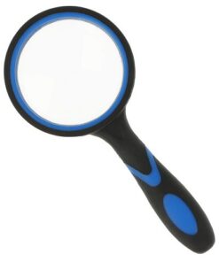 Handloep Westcott 50mm vergroot tot 5x, ergonomisch         zwart/blauw