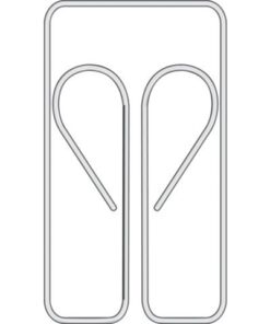 Paperclips Alco 27mm uilvorm doos à 100 stuks