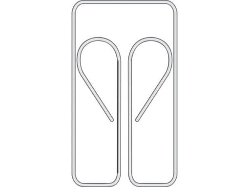 Paperclips Alco 27mm uilvorm doos à 100 stuks
