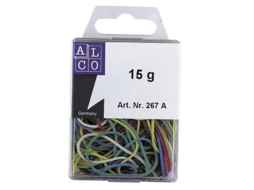 Alco Elastiekjes 20-50mm doos a 15 gr assorti kleuren