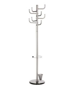 Kapstok Alco metaal zilver 8 haken