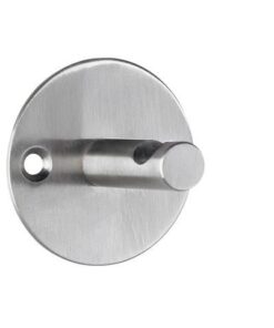 Wandgarderobe Alco zilver 1 haak incl. bevestigingsmateriaal