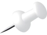 Pushpins Alco doosje a 40 stuks wit
