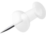 Pushpins Alco doosje a 100 stuks transparant
