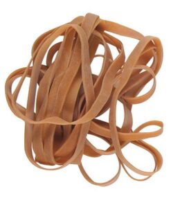 Elastieken Alco 100x5mm 500 gram in doos natuur