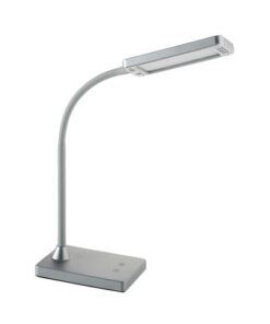 Bureaulamp Alco zilver LED 230v 6W dimbaar 43cm