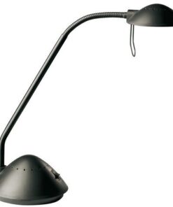 Bureaulamp Alco halogeen G4 230/12V, 20W, zwart