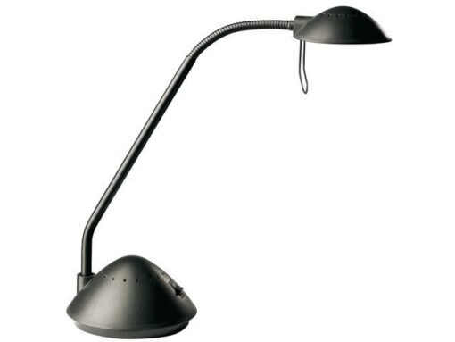 Bureaulamp Alco halogeen G4 230/12V, 20W, zwart