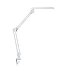 Bureaulamp Alco wit LED met klem 230V 7w 50cm