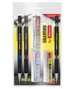 Vulpotlodenset Aristo HB 0.35/0.5/0.7mm met gratis          potloodstiftjes