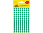 Avery etiket Zweckform 8mm rond 4 vel a 104 etiketjes groen