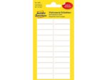 Avery etiket Zweckform 32x10mm wit blister a 132 etiketjes