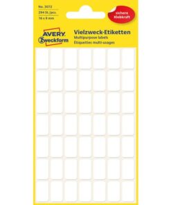 Avery etiket Zweckform 16x9mm wit blister a 294 etiketjes