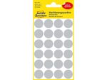 Avery etiket Zweckform 18mm rond 4 vel a 24 etiketjes grijs