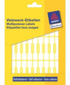Avery Halteretiket Zweckform 54x11mm wit pakje a 924 etiketjes