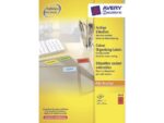 Etiket Avery ILK 105x37mm 100 vel 16 etiketten per vel rood