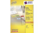 Etiket Avery ILK 105x148mm 100 vel 4 etiketten per vel geel