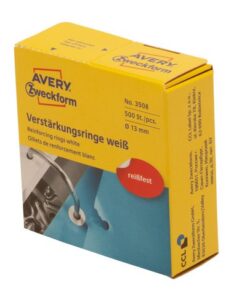 Avery versterkingsringen Zweckform 13mm 500 stuks wit