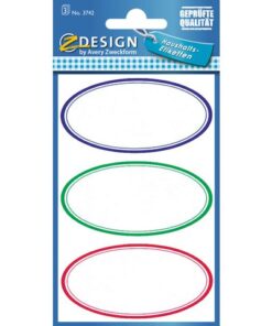 Avery huishoudetiket Z-design Home pakje a 3 vel ovaal