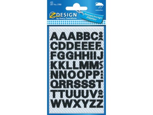 Avery letteretiket Z-design Home pakje a 2 vel watervast zwart