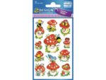 Avery papieretiket Z-design Creative pakje a 3 vel vrolijke paddenstoelen